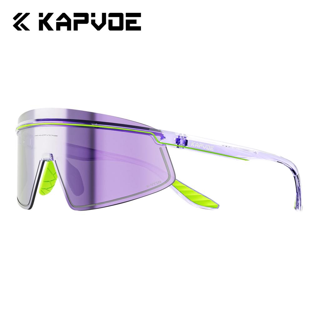 Kapvoe Sports Sunglasses Road Bike Mountain Bicycle Cycl Glasses Riding Goggle Sports Eyewear for Man Women Cycling Glasses