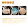 Wood Burning Paste 120ML Heat Reactive Pyrography Gel for DIY Crafts Multifunctional Combustion Drawing Gel