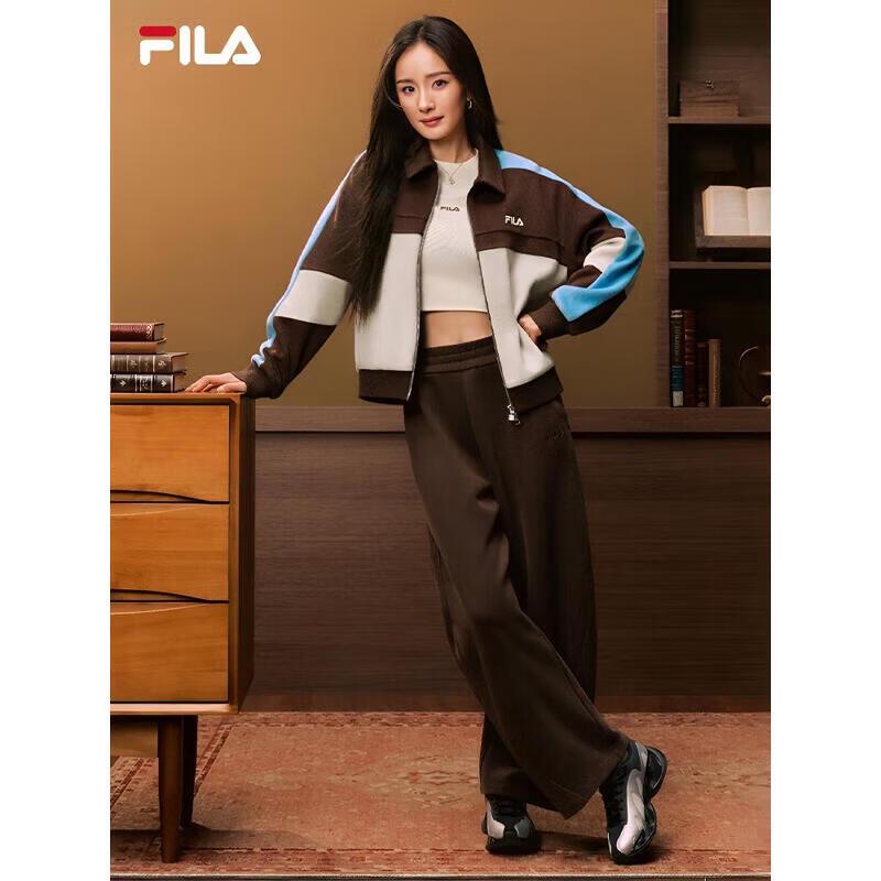 Fila Women's Yang Mi Co-branded Colorblock Woolen Jacket