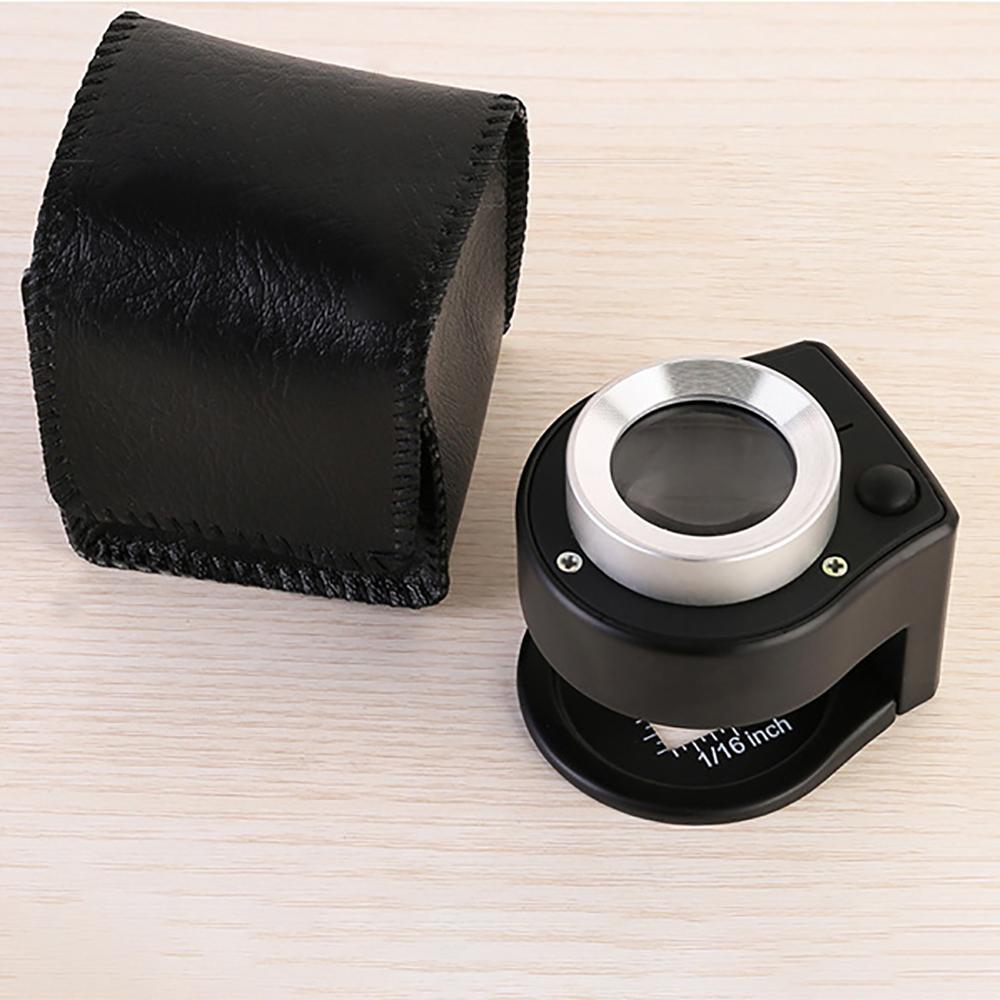 30X Handheld Mini Magnifier Jewelry Identification Tools Loupe Optical Instrument