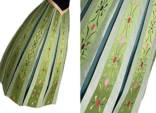 [nightbaby] Frozen Anna Dress Costume, Women's Anna Cosplay Costume (Women's Small)