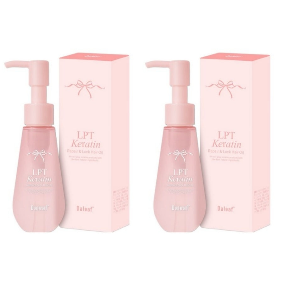 Daleaf LPT Keratin Repair & Lock Hair Oil 65ml*2Pcs 2Pcs