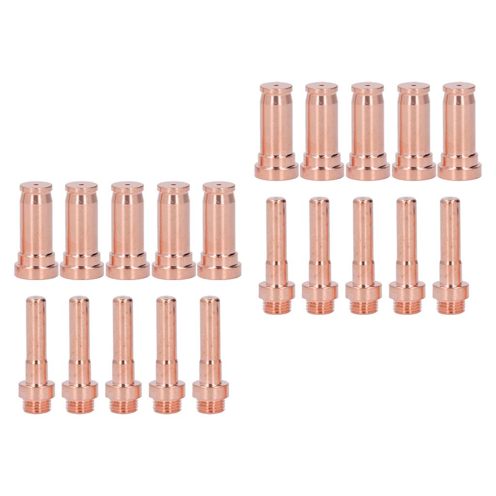 10 ST C1848 Munstycken och 10 ST C1368 Elektroder Mässingsmunstycke Elektrodset för CP91 Plasmaskärbrännare