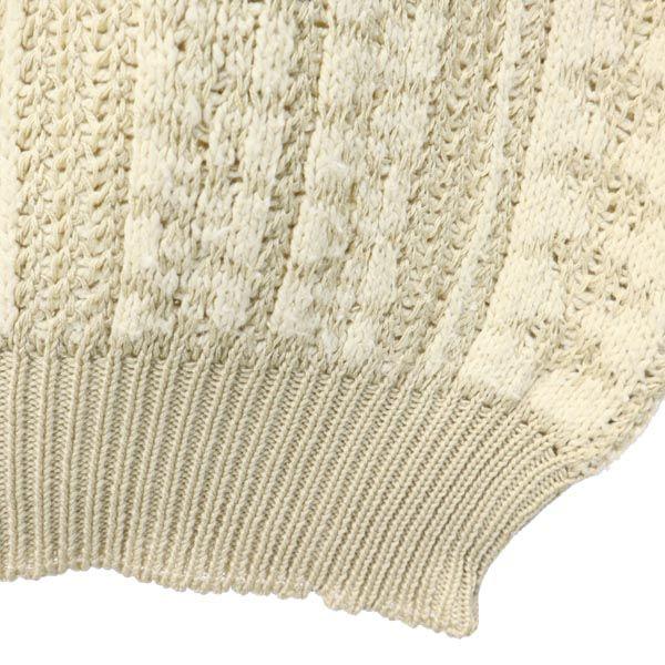 GIVENCHY Made in Italy Silk Blend Long sleeve knit sweater 50 beige Men's Used