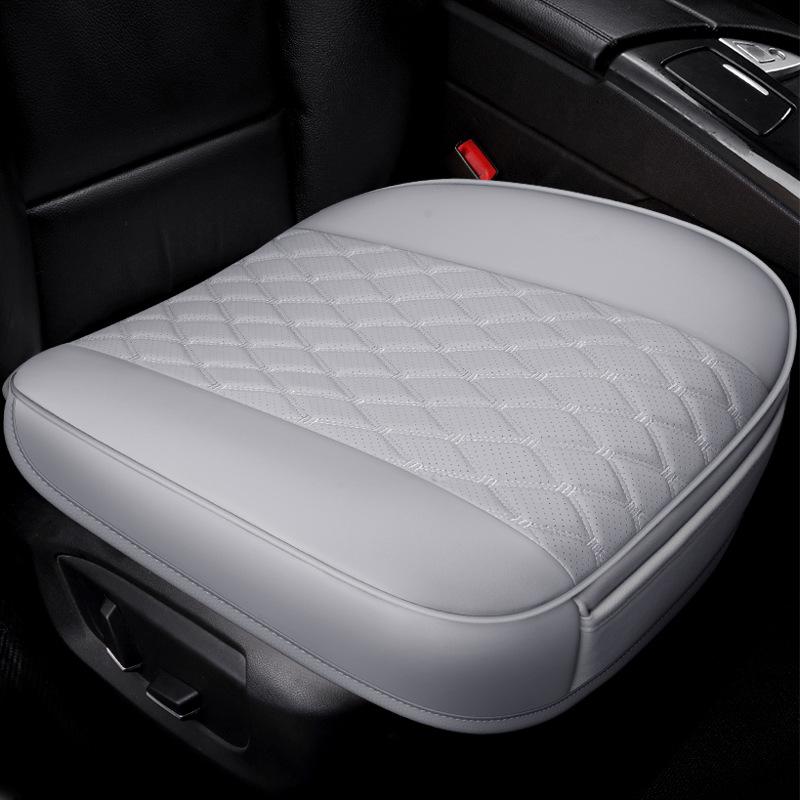 

Чехол на сиденье автомобиля из искусственной кожи, универсальный, легко устанавливаемый, защита автомобильного сиденья, подушка для автокресла, коврики для стула Gray cushion