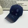 American retro LA embroidery gradual change baseball cap worn rough edge show face small shade cap men and women