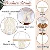 AEE4-Hat Hangers Boho Hat Rack Hat Hanger Back Of Door Hat Organizer Hanging Hat Decoration