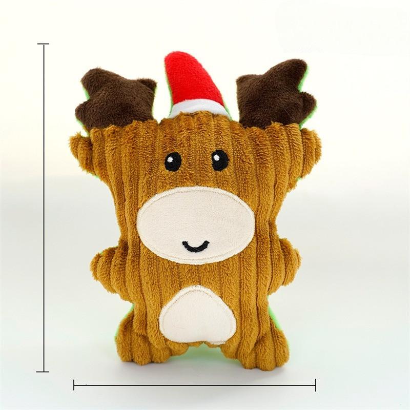 

Cute Plush Santa Claus DesignDogToySmall DogChewing Squeaking Sound, Small Dog Pet Cat ToyEasy To CleanIncreases Festive AtmospherePet Christmas Gifts