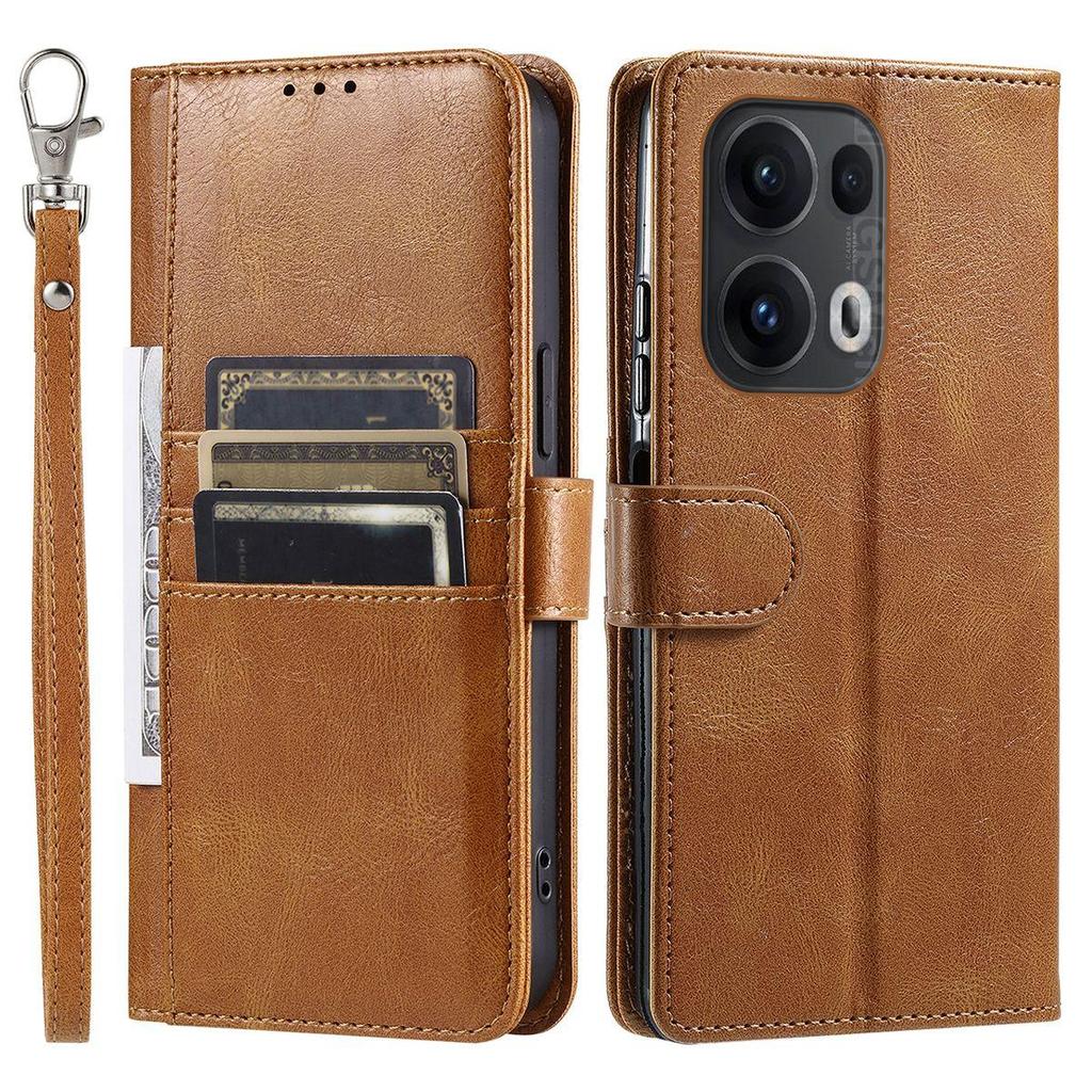 Cover for OPPO Reno13 Pro 5G Retro PU Leather Flip Wallet Phone Case Multi Card Slots