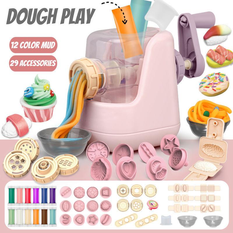 Fun And Educational Play Dough Set For Girls Creative Ice Cream And Noodle Maker