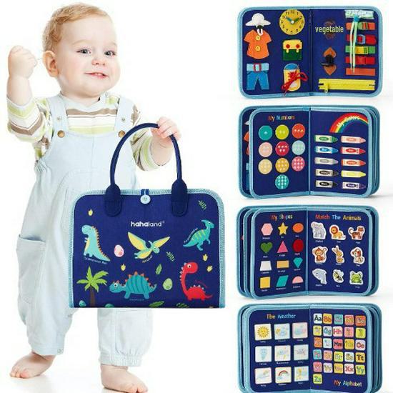 New Felt Busy Board for Children's Early Education and Cognitive Development