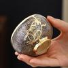 Junyao Kiln Glaze Jianzhan Master Teacup - Arhat Style Gift Set