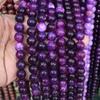 Natural Stone Crystal Beads: Round Beads for Jewelry - Colored Necklaces, Bracelets, Pendants DIY Accessories