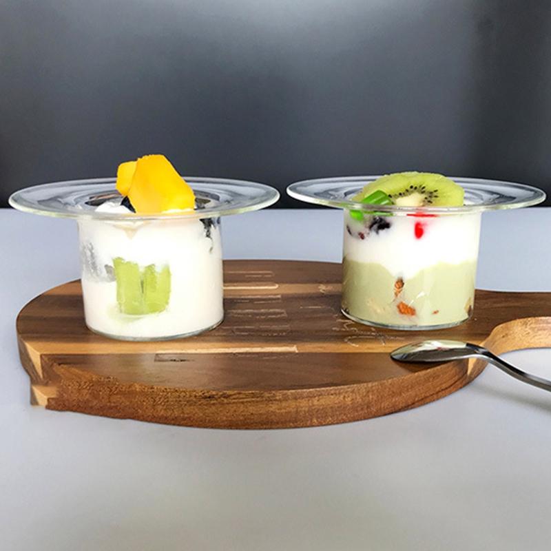 Glasschalen für Salat, Tassen, transparente Eisbecher, Dessertschalen, Obstsalatschalen für DIY-Eis, Dropshipping