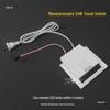 LED Mirror with Touch Sensor, Three-Color Dimmable Light Strip for Beauty Makeup and Bathroom Accessories.