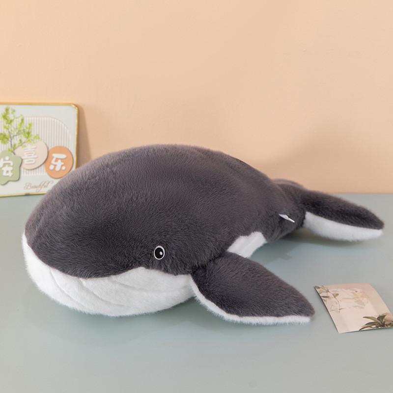 Peluche Balena Blu Collezione Animali Morbido Peluche Regalo Per Bambini