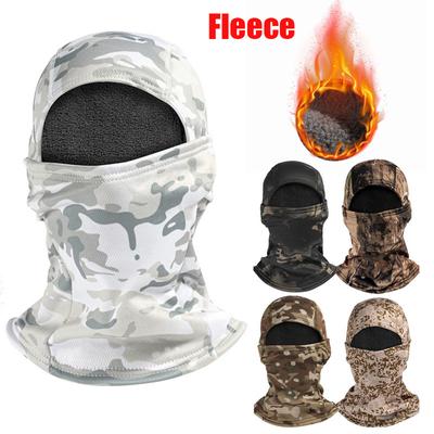 Fleece Taktická Kamuflážová Kukla Maska na Obličej Zimní Teplá Větruodolná Cyklistika Turistika Lyžování Šátek Čepice Bandana Nákrčník