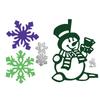 Metal Die Cuts Christmas Snowman Embossing Stencil Cutting Dies for Card Making Scrapbooking Paper Craft DIY Template