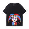 Summer New The Amazing Digital Circus Creative Print Kids Tops Casual Comfortable 100% Cotton Tops Boys Girls Fashion T-Shirt