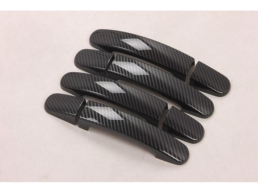 Huse Mânere Uși Fibră de Carbon Negru 2017 Transit