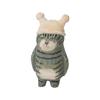 Cartoon Wood Carving Cat Ornament Handmade Hand Engraving Cat Decorations  Gift Giving