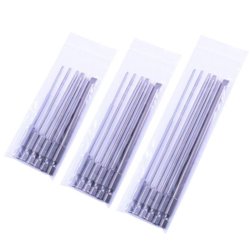 Japan S2 Steel Magnetic Slotted Flat Head Electric Screwdriver Bit