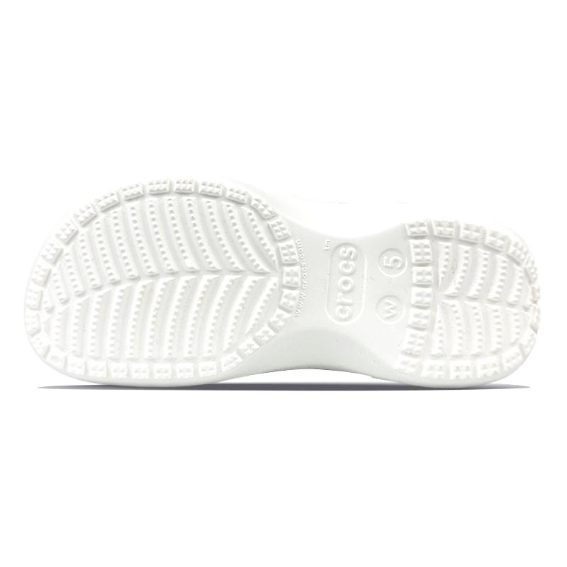 Crocs Classic Platform Clog BNK Sour Lemon Dream Star Sweet Cool Gift Box Hole Shoes Women's Green and White