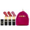 LoveChild Masaba Pocket Mini Lipsticks Set of 3 with Free Travel Pouch, Hydrating & Long-Lasting Matte Finish, 1.5g Each, Shades for All Skin Tones,