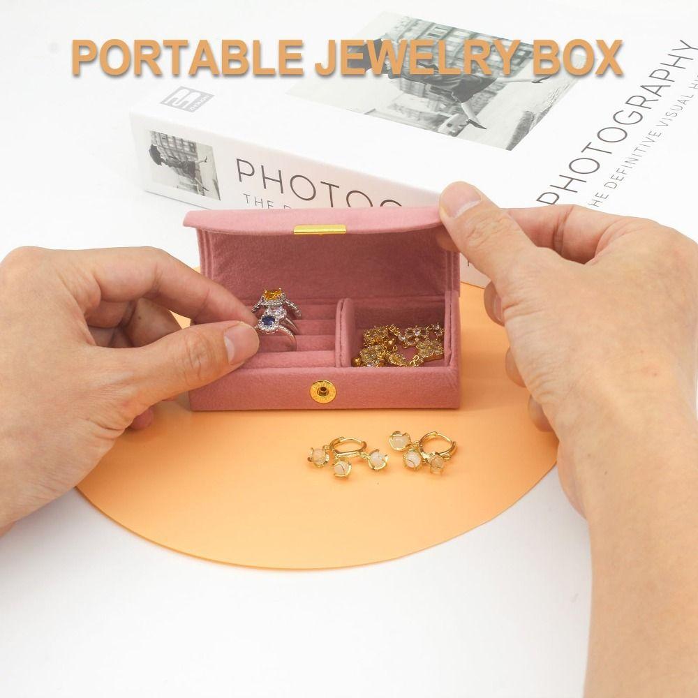 Arch Face Jewelry Box Portable Jewelry Storage Organizer New Travel Jewelry Case  Gift