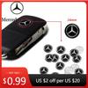 Autoaufkleber 14MM Auto Dekorationszubehör Auto Schlüssel Aufkleber Für Mercedes Benz AMG W203 W206 W220 W205 W211 W177 W204 W2