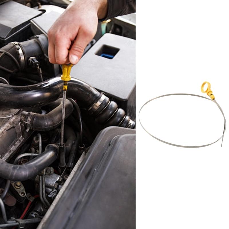 Stainless Steel Engine Oil Dipstick 1C3Z6750AA 1C3E6750AA for Vehicle Automotive Part Oil Dip Stick Replacement