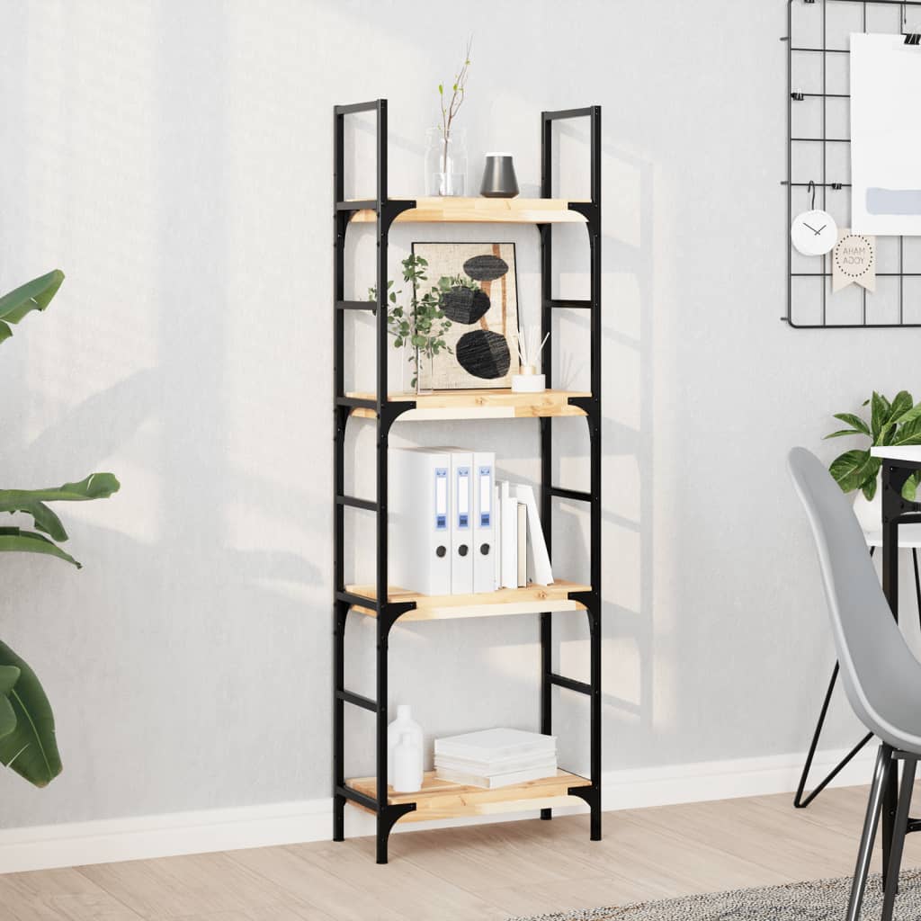Floating Shelves 4 pcs 60 x 20 x 4 cm Solid Acacia Wood Untreated
