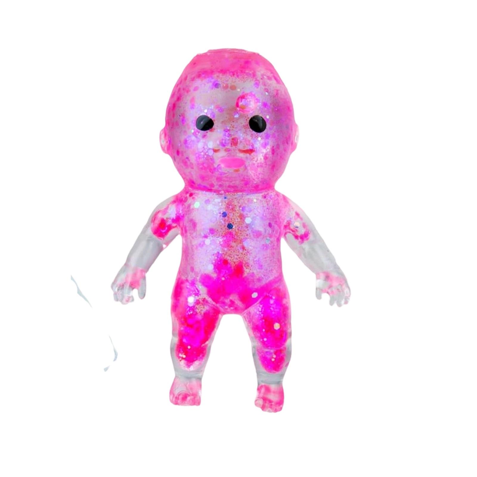 

10cm Glitter Toy - Soft Stress Relief Toy For Kids And Adults one size розовый