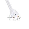 SinLoon T5 T8 LED Wire Connector Power Cord LED Tube Power Extension Cord with Switch for US LED LED T5 T8 Light Tube Integrated LED Lighting Fixture