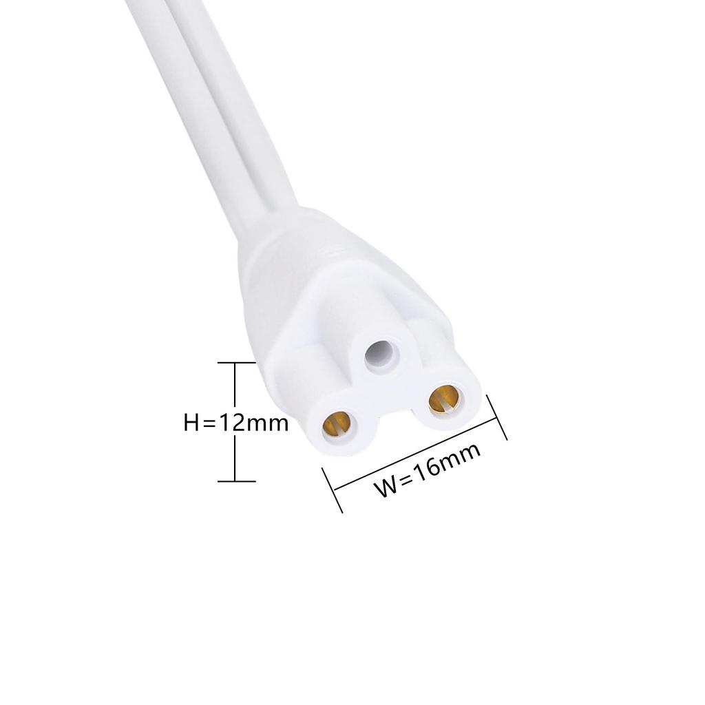 SinLoon T5 T8 LED Wire Connector Power Cord LED Tube Power Extension Cord with Switch for US LED LED T5 T8 Light Tube Integrated LED Lighting Fixture