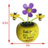 Solar Dancing Sunflower Toys, Reusable Solar Shaking Head Decoration, Cute Flower Flower Pot Toys Suitabl