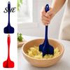 Tritatutto Antiaderente in Silicone Quad Meat con 4 Lame, Schiacciapatate a Manico Lungo, Strumento Resistente al Calore per Carne Macinata, Essenziali da Cucina