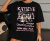 KATSEYE Kpop Girl Group Vintage S Bootleg Tshirt Graphic Print Unisex Casual Streetwear Fans Gift Short Sleeve Tee
