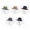 Spring Summer Big Brim Sun Hat National Style Cowboy Fisherman Hat Men Women Outdoor Sun Hat for Mountaineering and Fishing