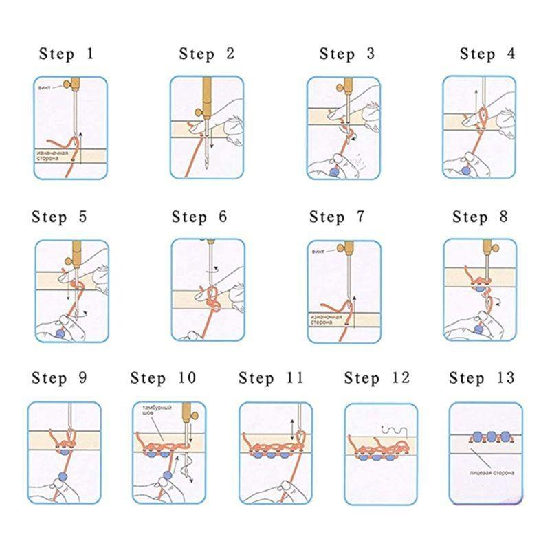 Embroidery Needle with 3 Needles Pen Embroidery for Cross Craft French Crochet for Sewing Knittin Top Sale