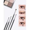1 Collection Of 4 Black Eye Detail Makeup Brushes Pony Hair Precision Eye Shadow Lying Silkworm Brightening Eyeliner Applicator Small