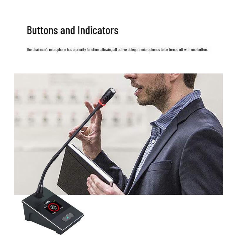 Runpu RP-WX8800E Wireless Digital Desktop Conference Microphone (CN version)