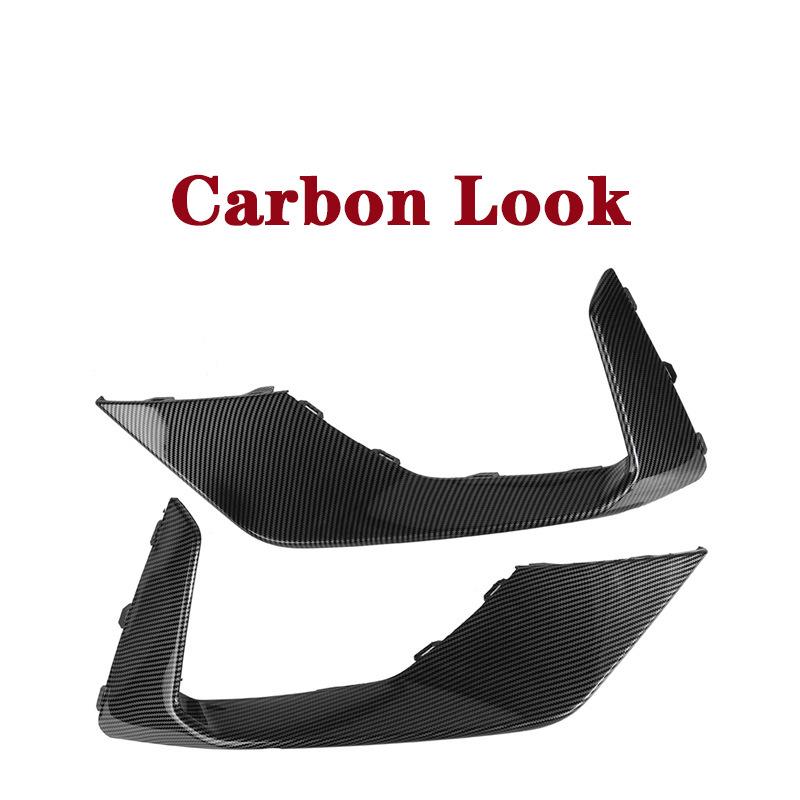Fog Light Cover and Front Wind Blade Trim for 2019-2021 Ford Focus MK4 ST Sport Version.