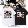 Seven Dragon Ball Shortsleeved Tshirt for Men Goku Style Korean Version Loosefitting Pure Cotton Halfsleeve Summer Shirt