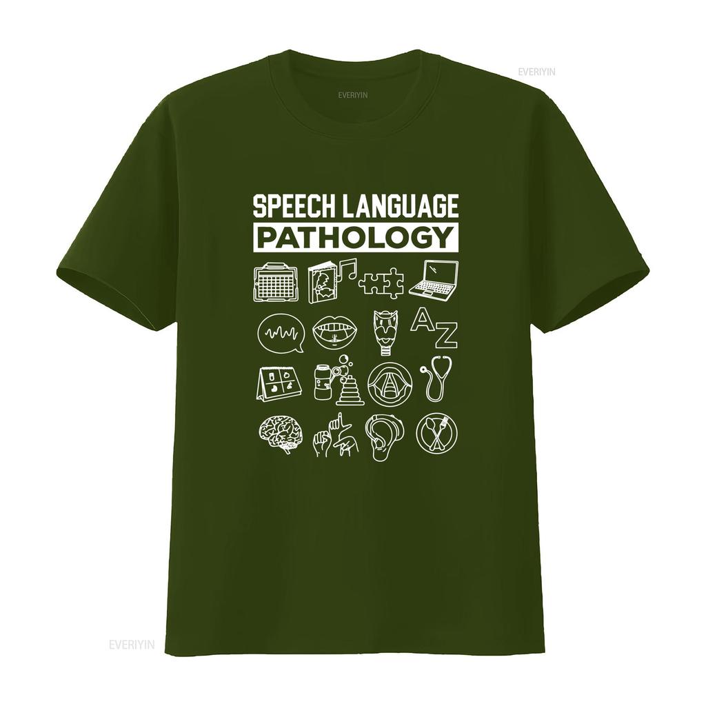 Speech Language Pathology T Shirt SLP PathologisT TherapisT Therapy Future Graduation vintage Washed Casual Stretched