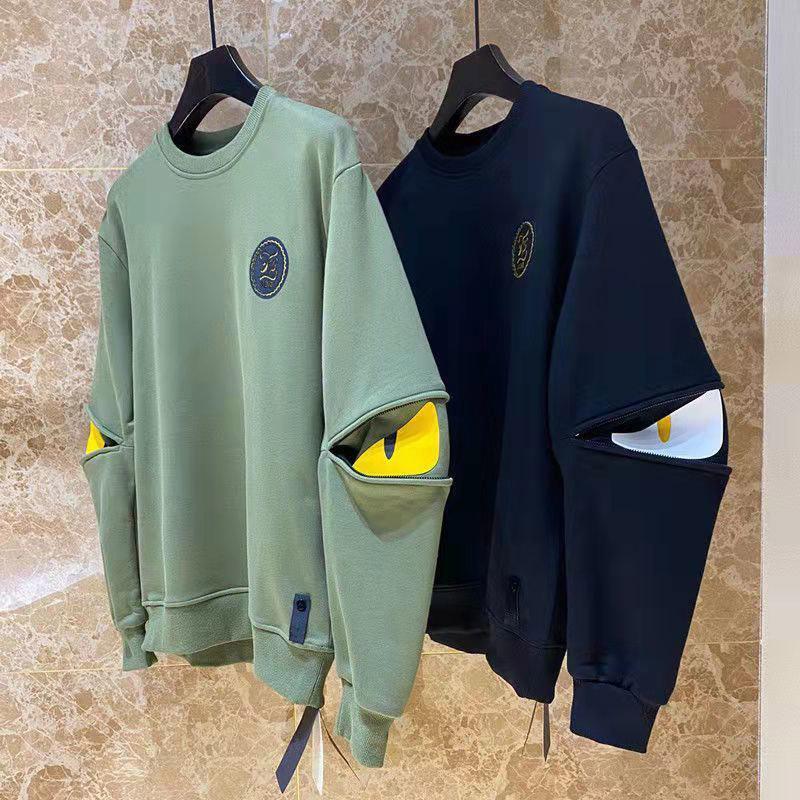 Sweater Men's Trendy Ins Europe and The United States Hip-hop Style Autumn and Winter Men's Loose Long-sleeved All-match Round Neck T-shirt