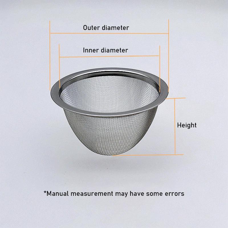 5-9.5cm Herbruikbare Roestvrij Staal Gaas Thee Infuser Thee Zeef Theepot Losse Kruiden Blad Specerij Thee Filter Drinkgerei Theeservies Keuken