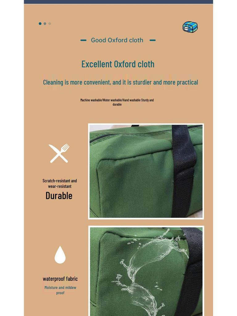 Portable Wear-Resistant Outdoor Fishing Bag for Car, Awning Pole & Tent Storage