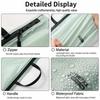 Nylon Wet Dry Bag Zipper Closure Waterproof Storage Pouch Portable Travel Organizer Bag  For Travel