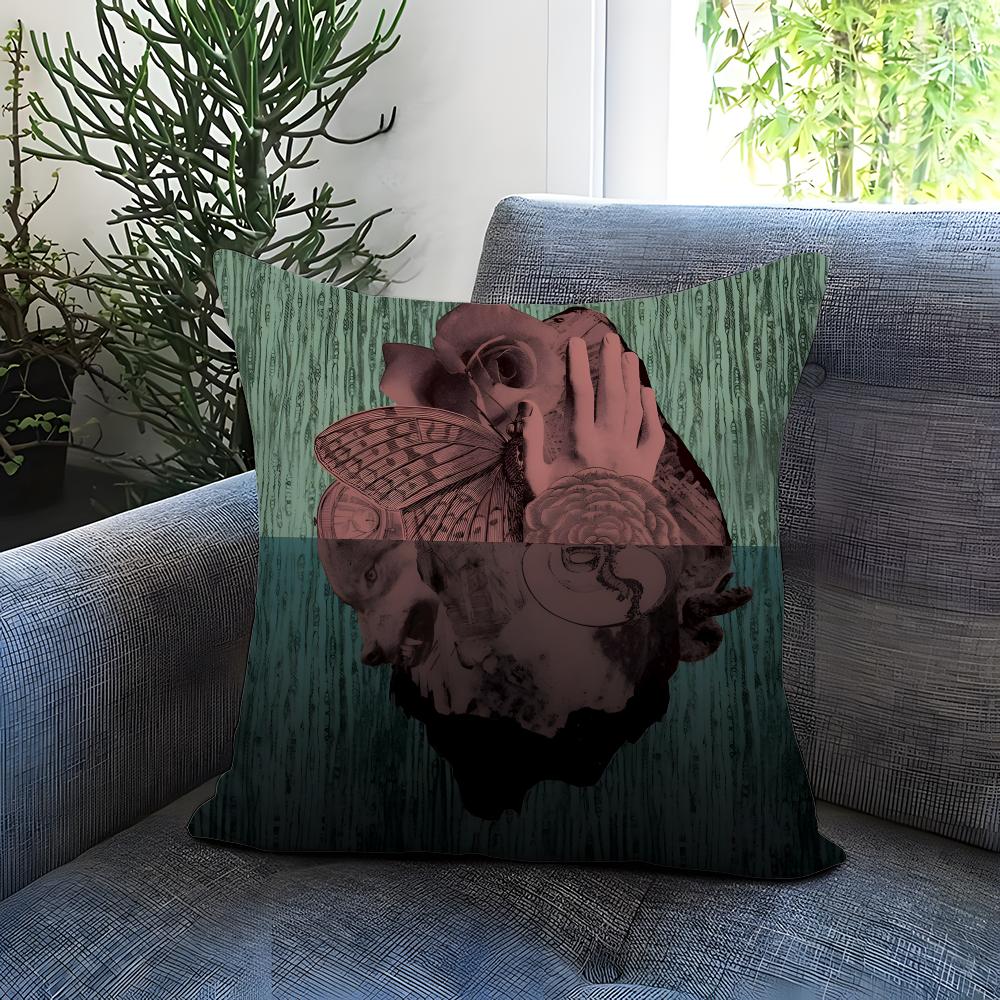 

Fashion TThe Revivalistsful Cushion Cover Comfortable Reversible Pillow Cover Ideal for Car Sofa Bedroom Beyond 30X30cm